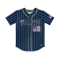 Crush Navy/Pinstripe Full Button Jersey (13U Brambilla)
