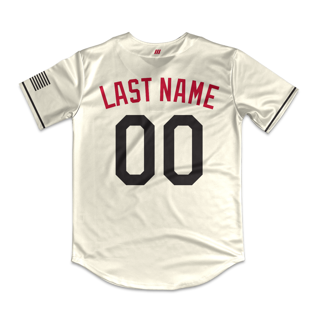 Irvine Dolphins Full Button Jersey (Cream)