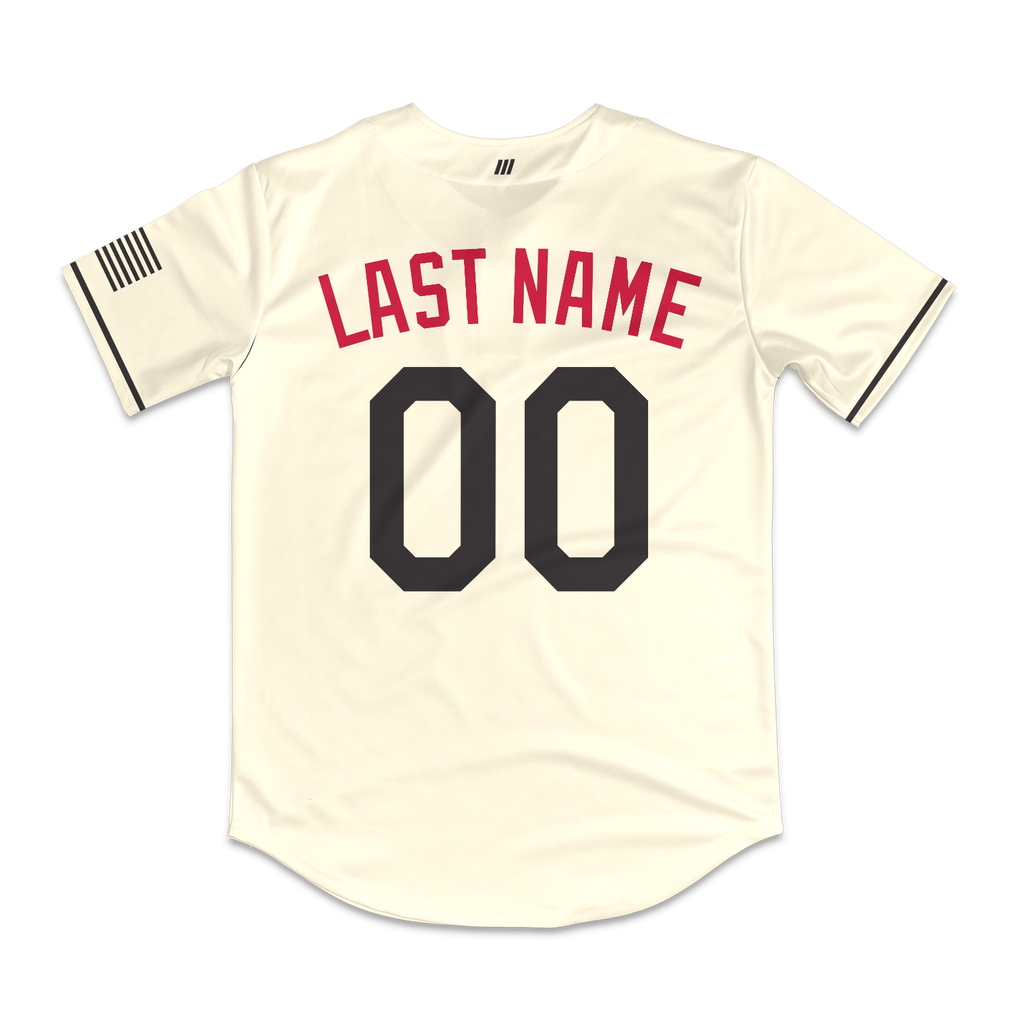 Irvine Dolphins Full Button Jersey (Cream)