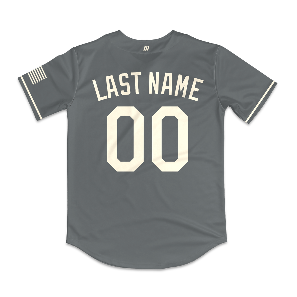 Irvine Dolphins Full Button Jersey (Graphite)