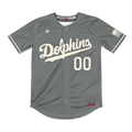 Irvine Dolphins Full Button Jersey (Graphite)