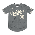 Irvine Dolphins Full Button Jersey (Graphite)