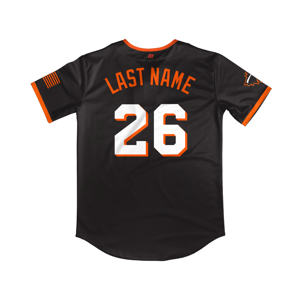 Los Amigos Full Button Jersey (Black)