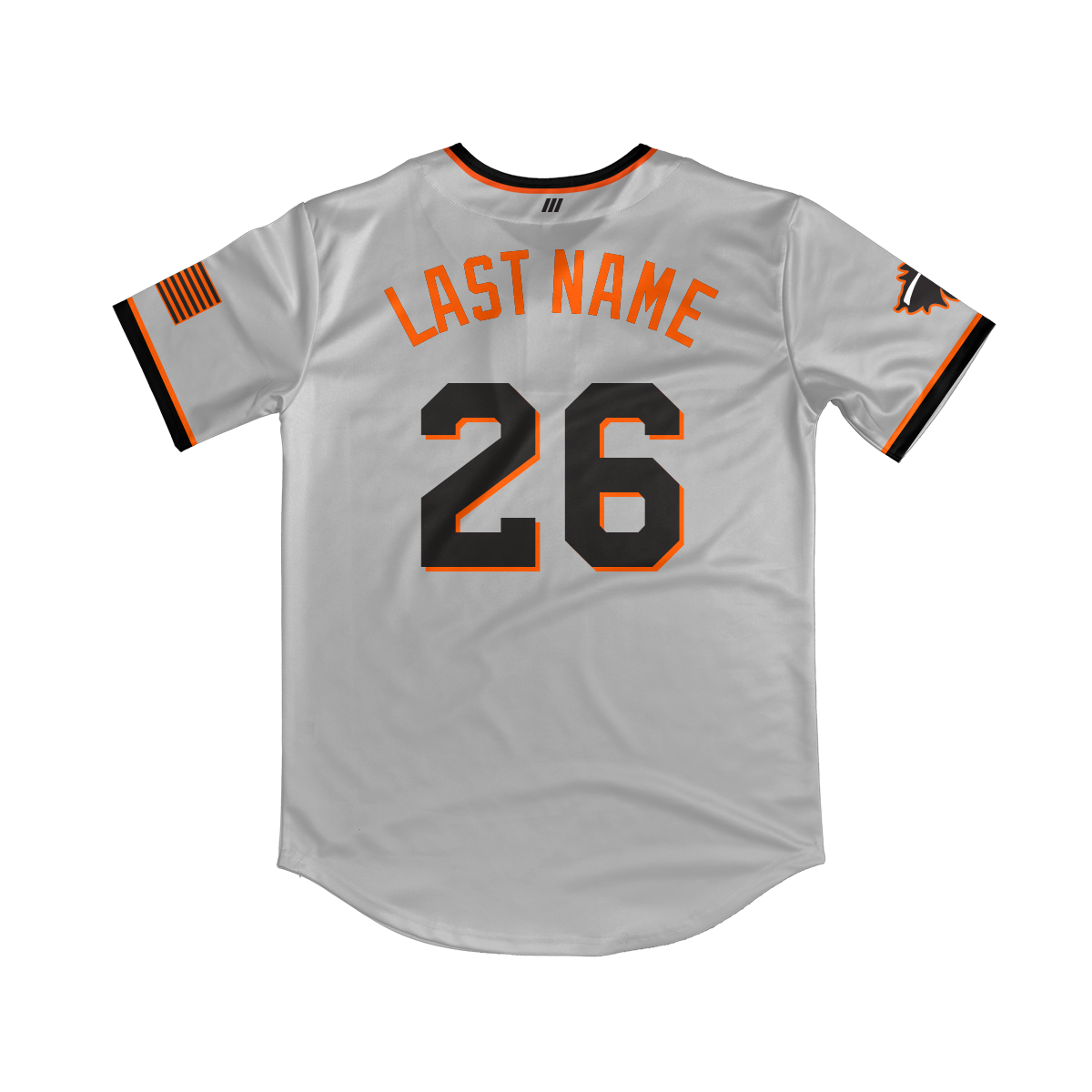 Los Amigos Full Button Jersey (Gray)