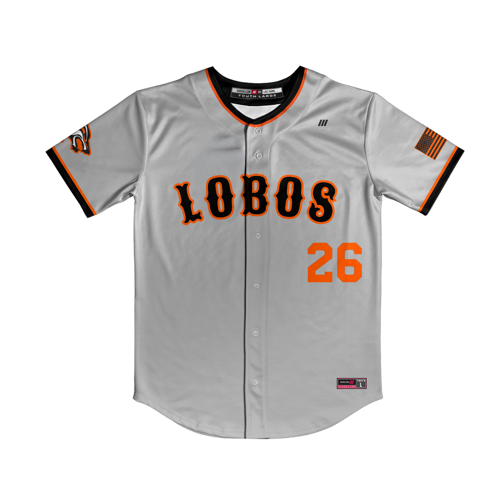 Los Amigos Full Button Jersey (Gray)