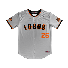 Los Amigos Full Button Jersey (Gray)