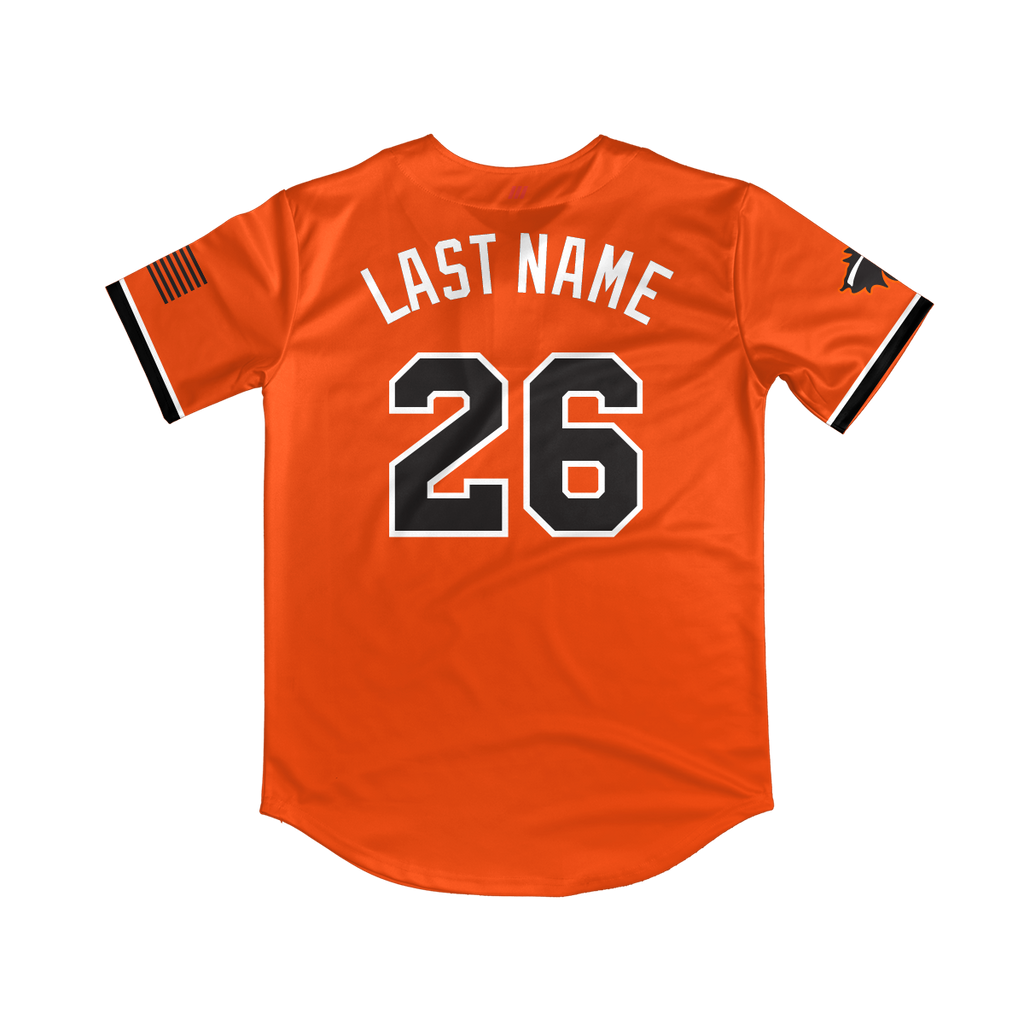 Los Amigos Full Button Jersey (Orange)