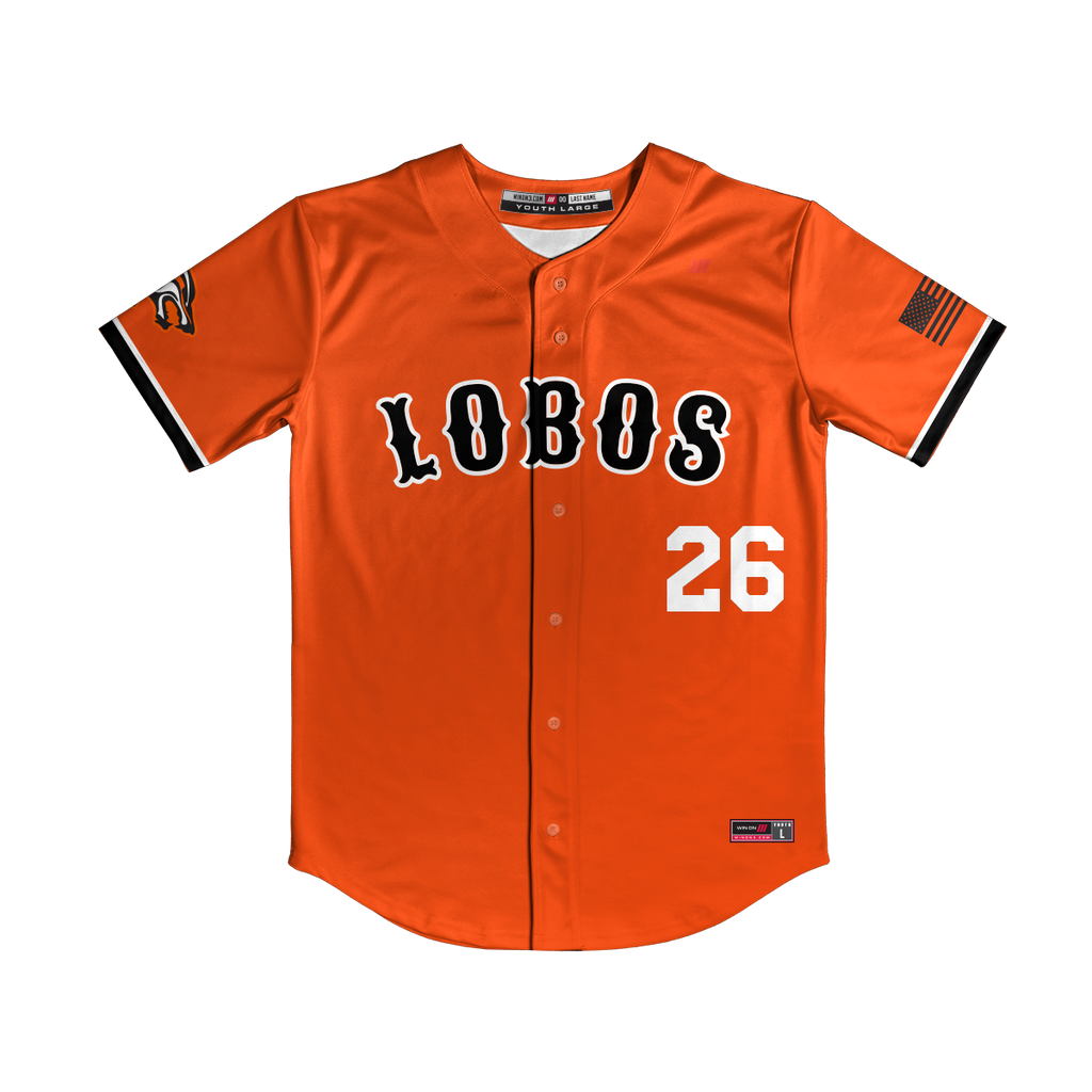 Los Amigos Full Button Jersey (Orange)