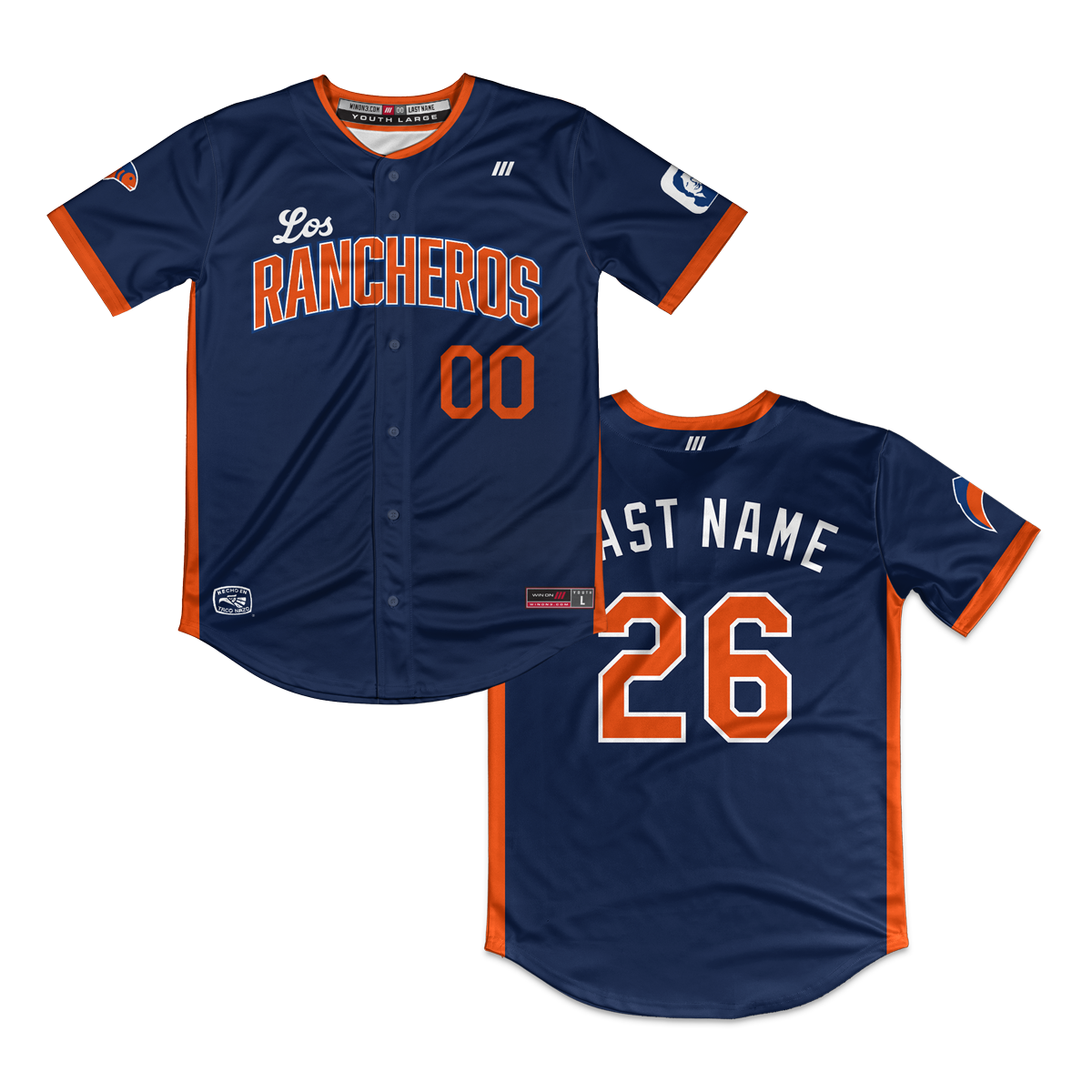 Los Rancheros Full Button Jersey (Away)