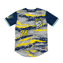 OC Bots Navy/Yellow Camo Jersey