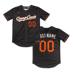 O's Full Button Jersey (Black)