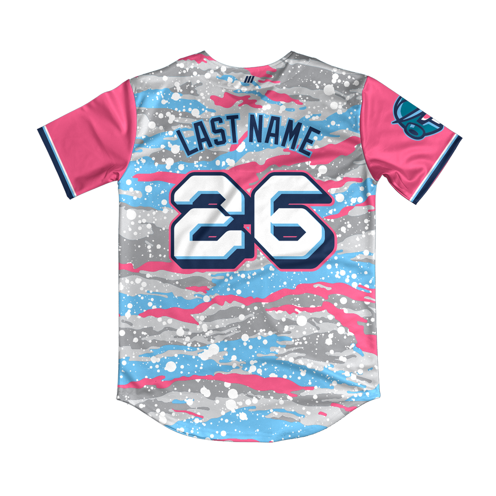 OC Bots Pink/Blue Camo Jersey