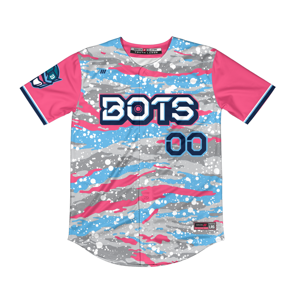 OC Bots Pink/Blue Camo Jersey