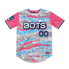 OC Bots Pink/Blue Camo Jersey