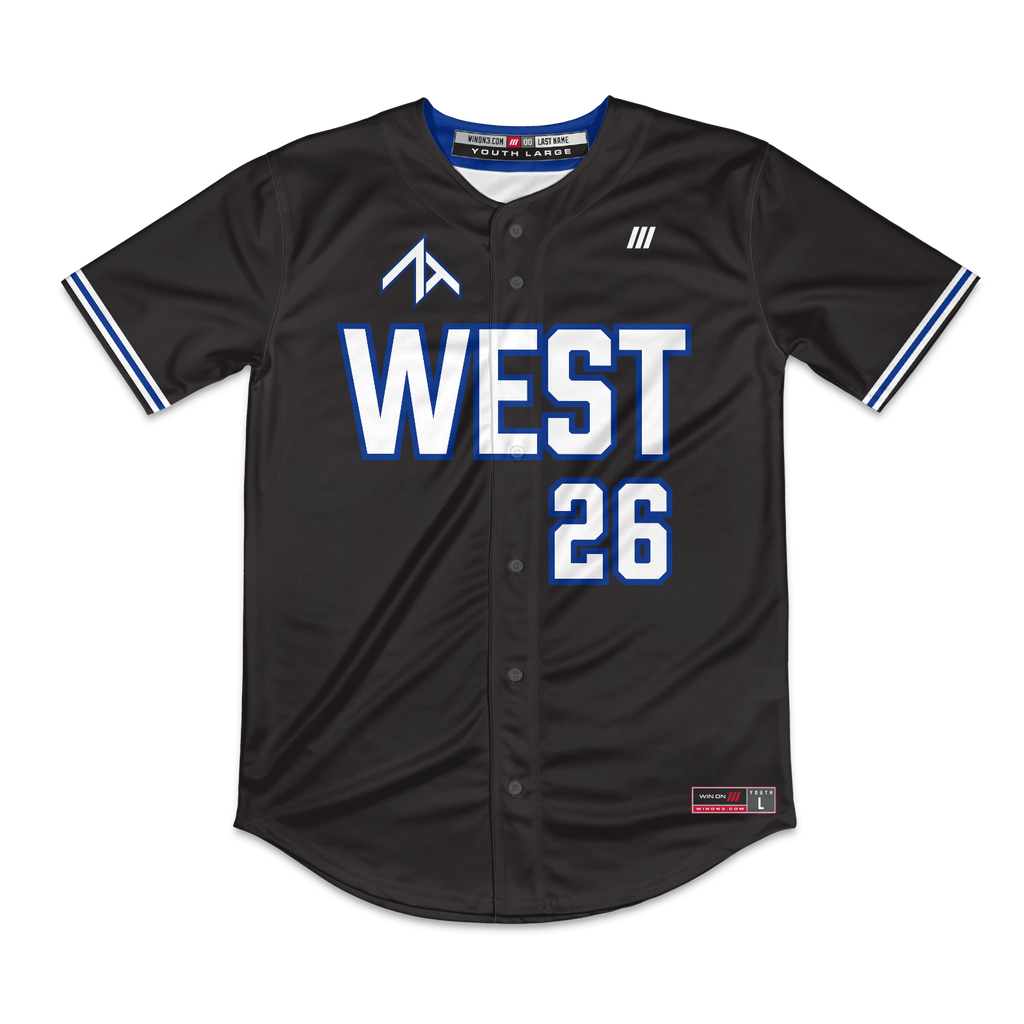 ZT Prospects West Full Button Jersey (Black)