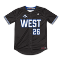 ZT Prospects West Full Button Jersey (Black)