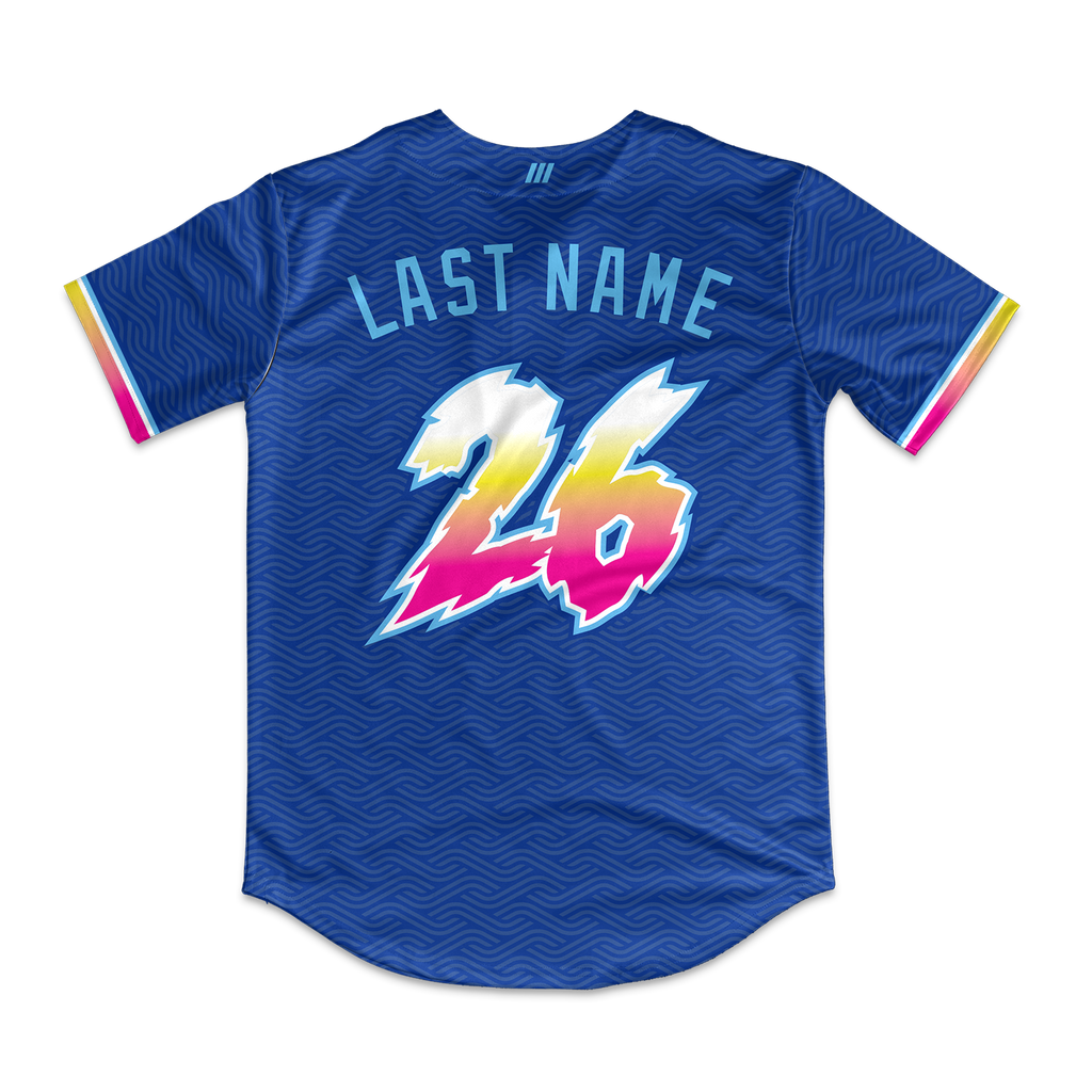 ZT Prospects West Full Button Jersey (Royal)