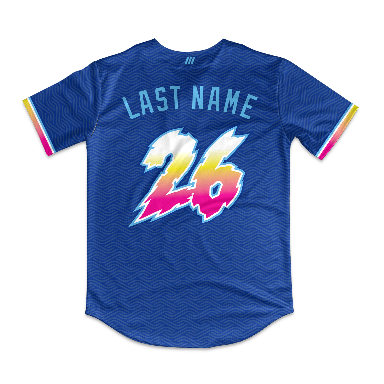 ZT Prospects West Full Button Jersey (Royal)