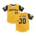 Sabertooth Full Button Jersey 2026 (Gold)