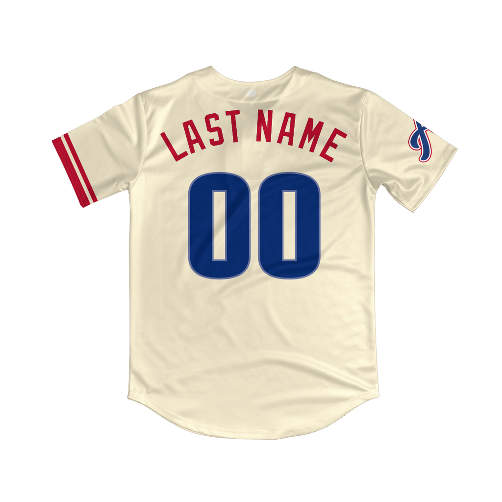 SoCal Aces Full Button Jersey (Cream)