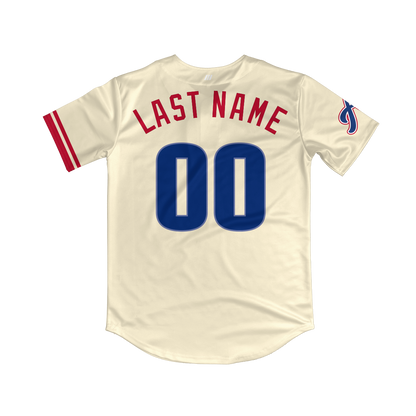 SoCal Aces Full Button Jersey (Cream)