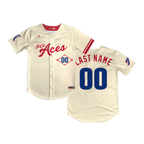 SoCal Aces Full Button Jersey (Cream)