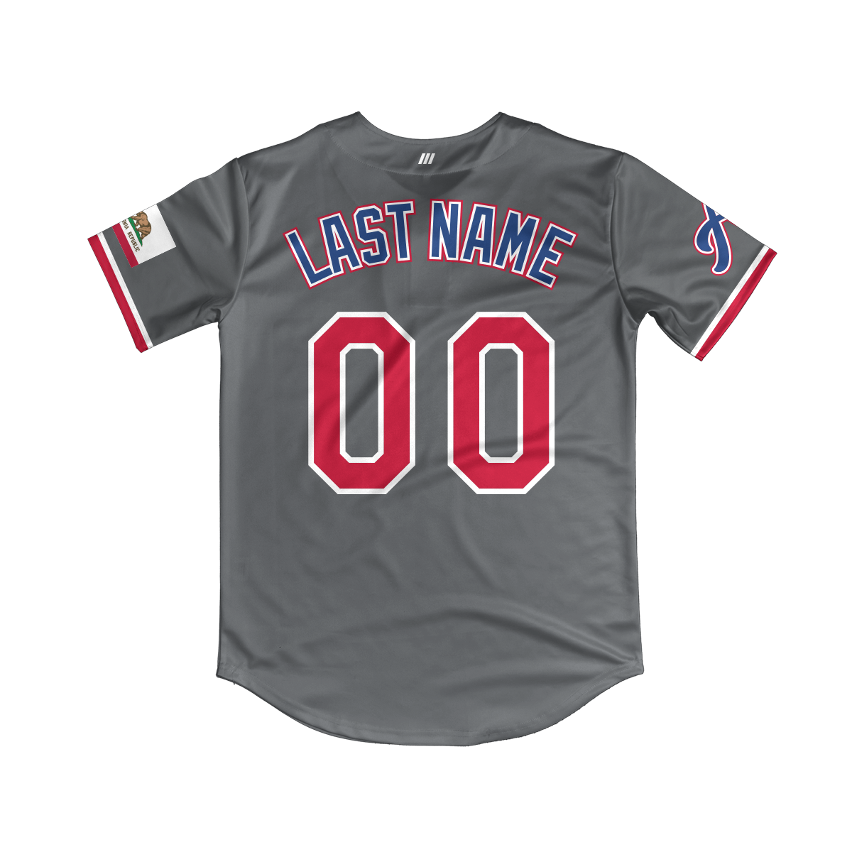 SoCal Aces Full Button Jersey (Graphite)