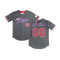 SoCal Aces Full Button Jersey (Graphite)