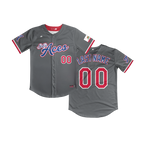 SoCal Aces Full Button Jersey (Graphite)