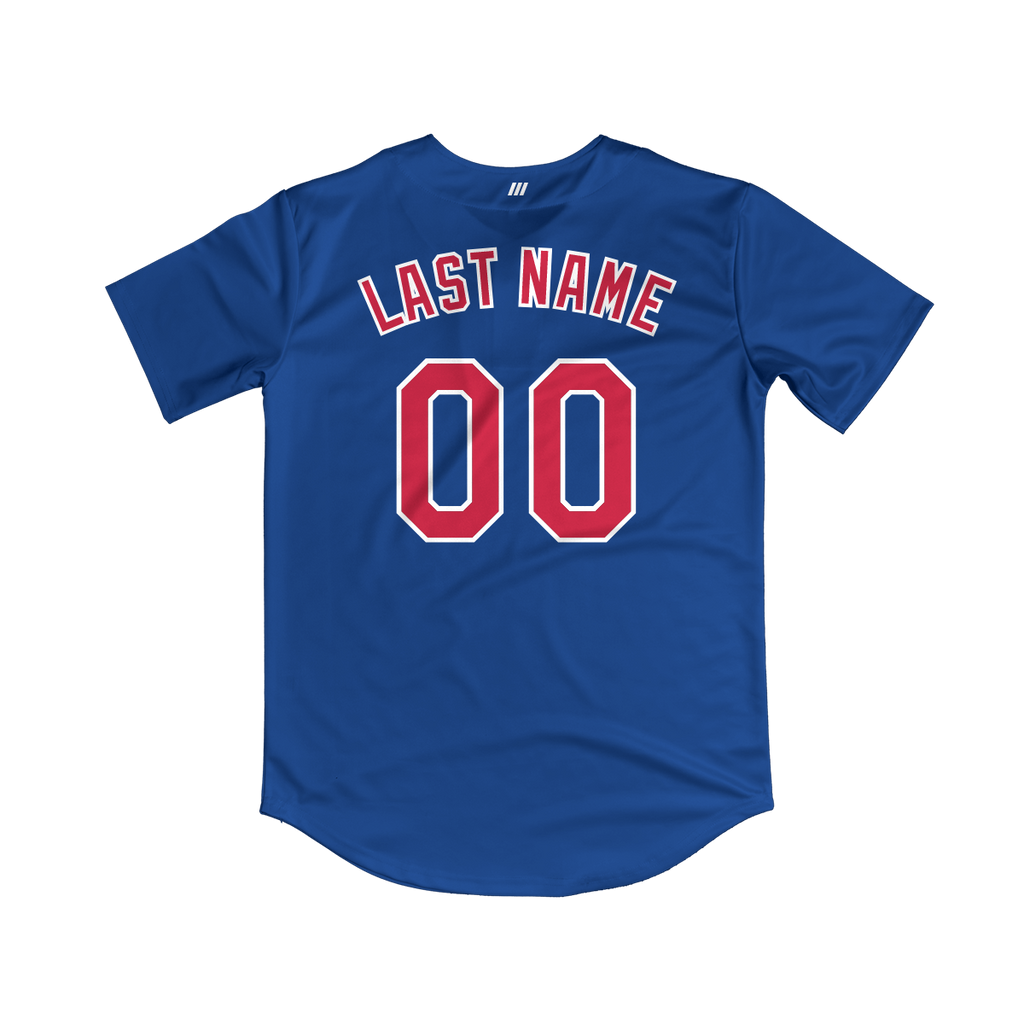 SoCal Aces Full Button Jersey (Royal)