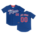 SoCal Aces Full Button Jersey (Royal)