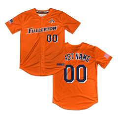 ZT Full Button Jersey (Fullerton) Orange