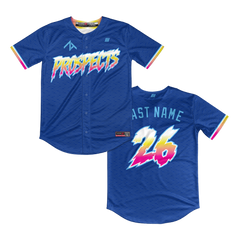 ZT Prospects Full Button Jersey (Royal)