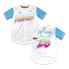 ZT Prospects Full Button Jersey (White)