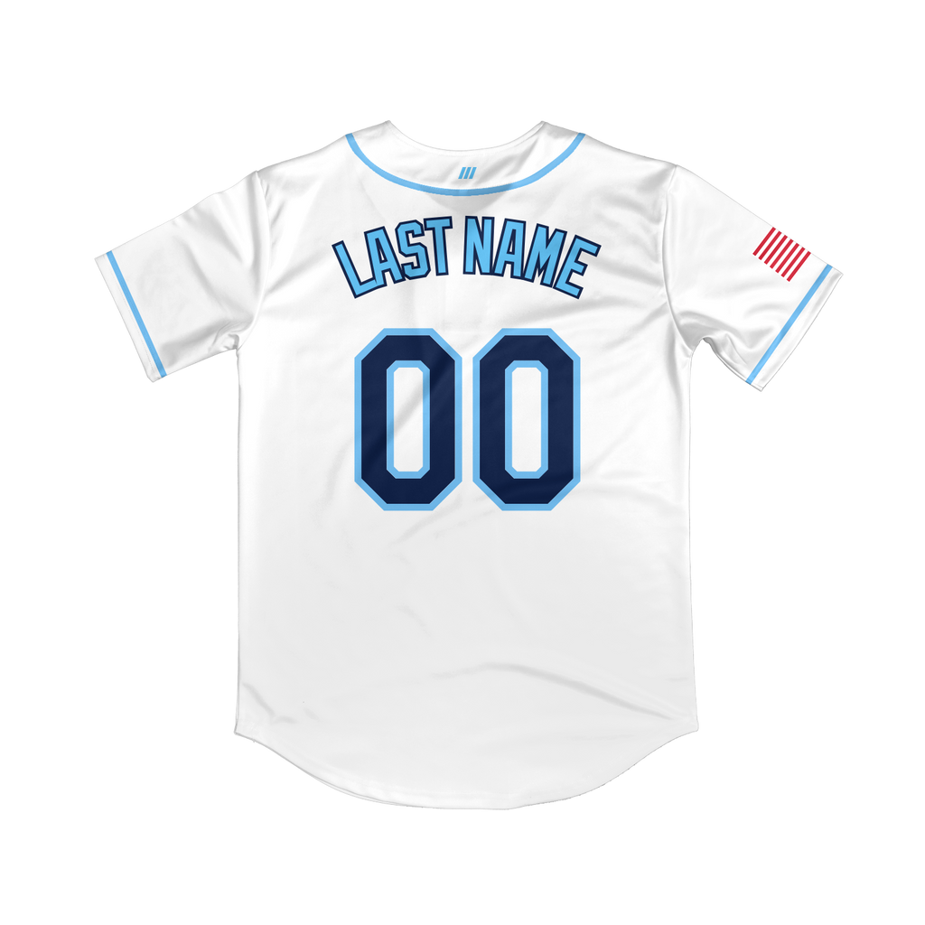 ZT Prospects Full Button Jersey (White)