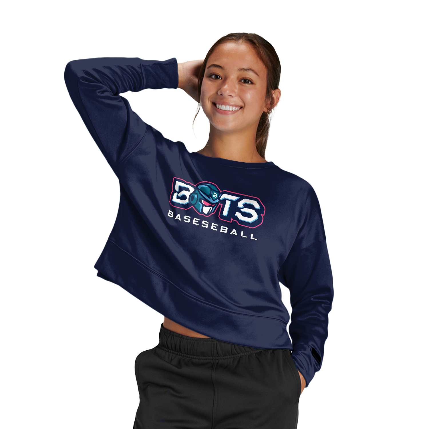 BOTS Women's Fleece Crop Crew