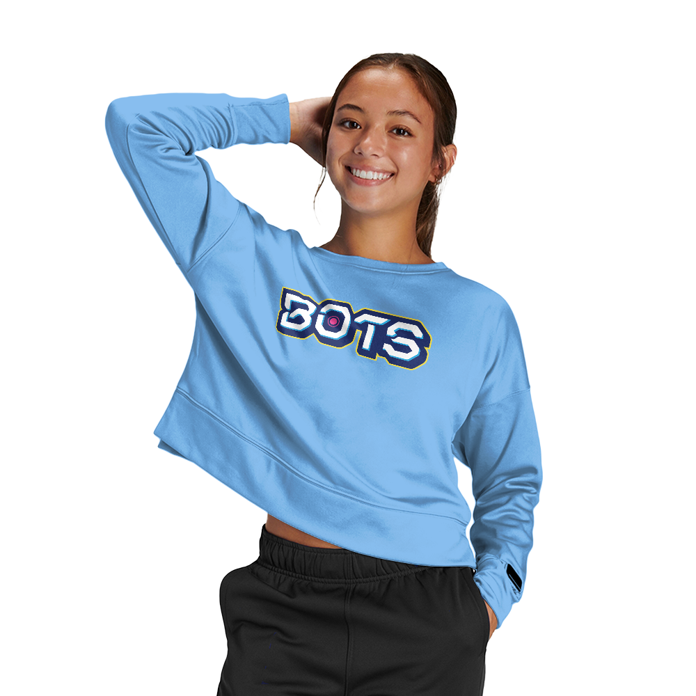 OC Bots Women's Fleece Crop Crew