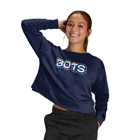 OC Bots Women's Fleece Crop Crew