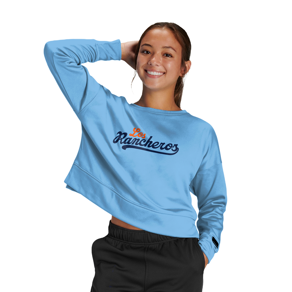 Los Rancheros Women's Fleece Crop Crew
