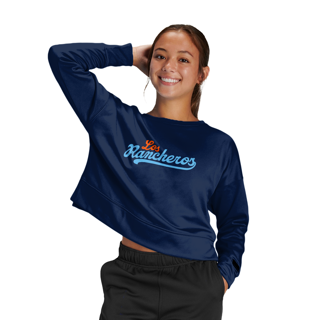 Los Rancheros Women's Fleece Crop Crew