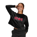 OSOS Baseball Women's Fleece Crop Crew