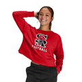 SA Football Women's Fleece Crop Crew
