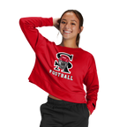 SA Football Women's Fleece Crop Crew