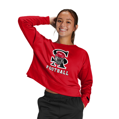 SA Football Women's Fleece Crop Crew