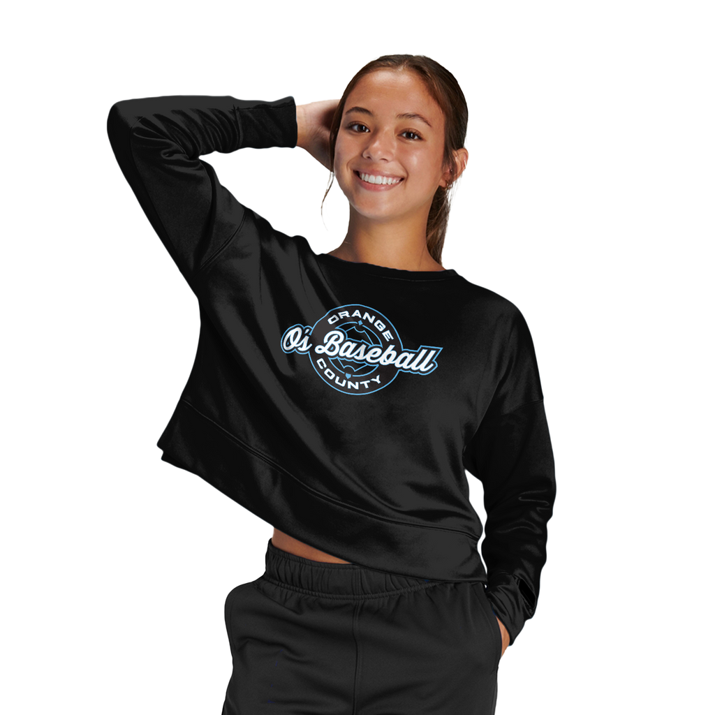 O's Women's Fleece Crop Crew