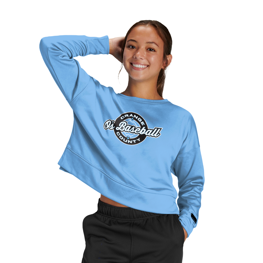 O's Women's Fleece Crop Crew