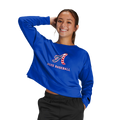 Aces Baseball Women's Fleece Crop Crew