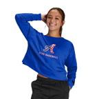 Aces Baseball Women's Fleece Crop Crew