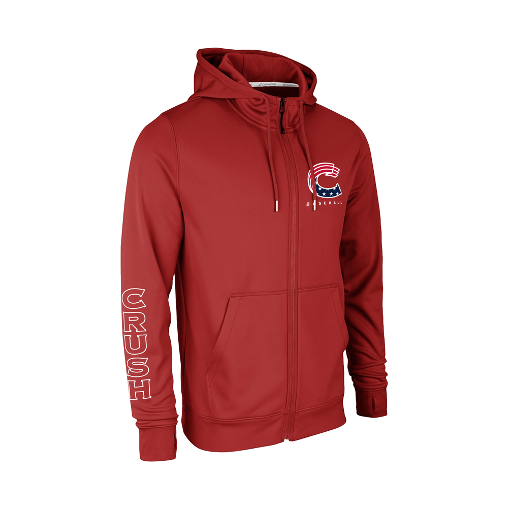Crush Fleece Zip Up Hoodie (Polyester)