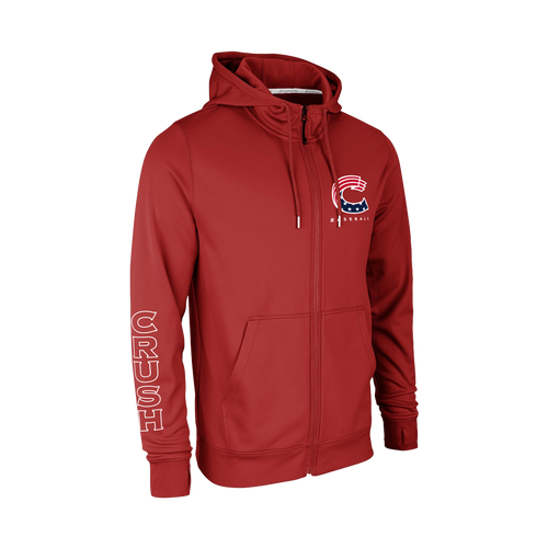 Crush Fleece Zip Up Hoodie (Polyester)